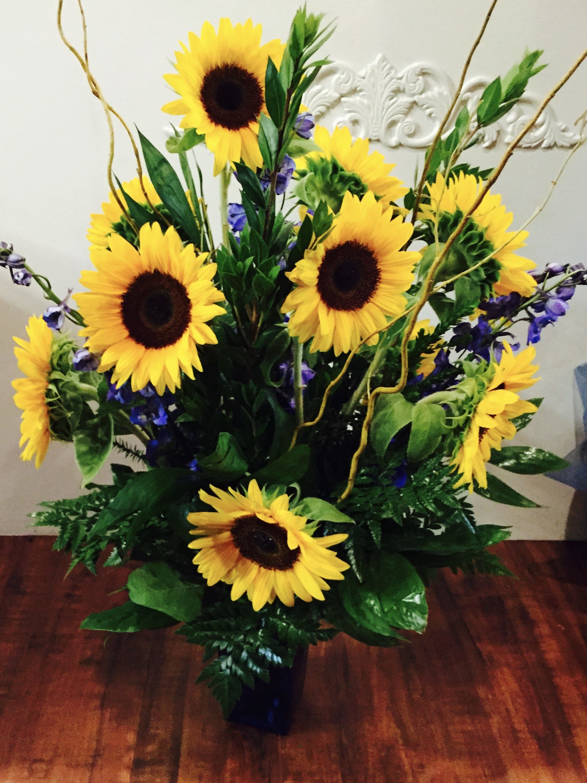 A Vase of Sunflowers - A Vase of Sunflowers to Brighten the Day