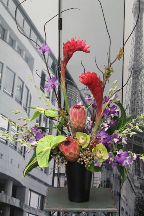 Walk on the Island - Ginger, Anthurium, Orchid, Protea