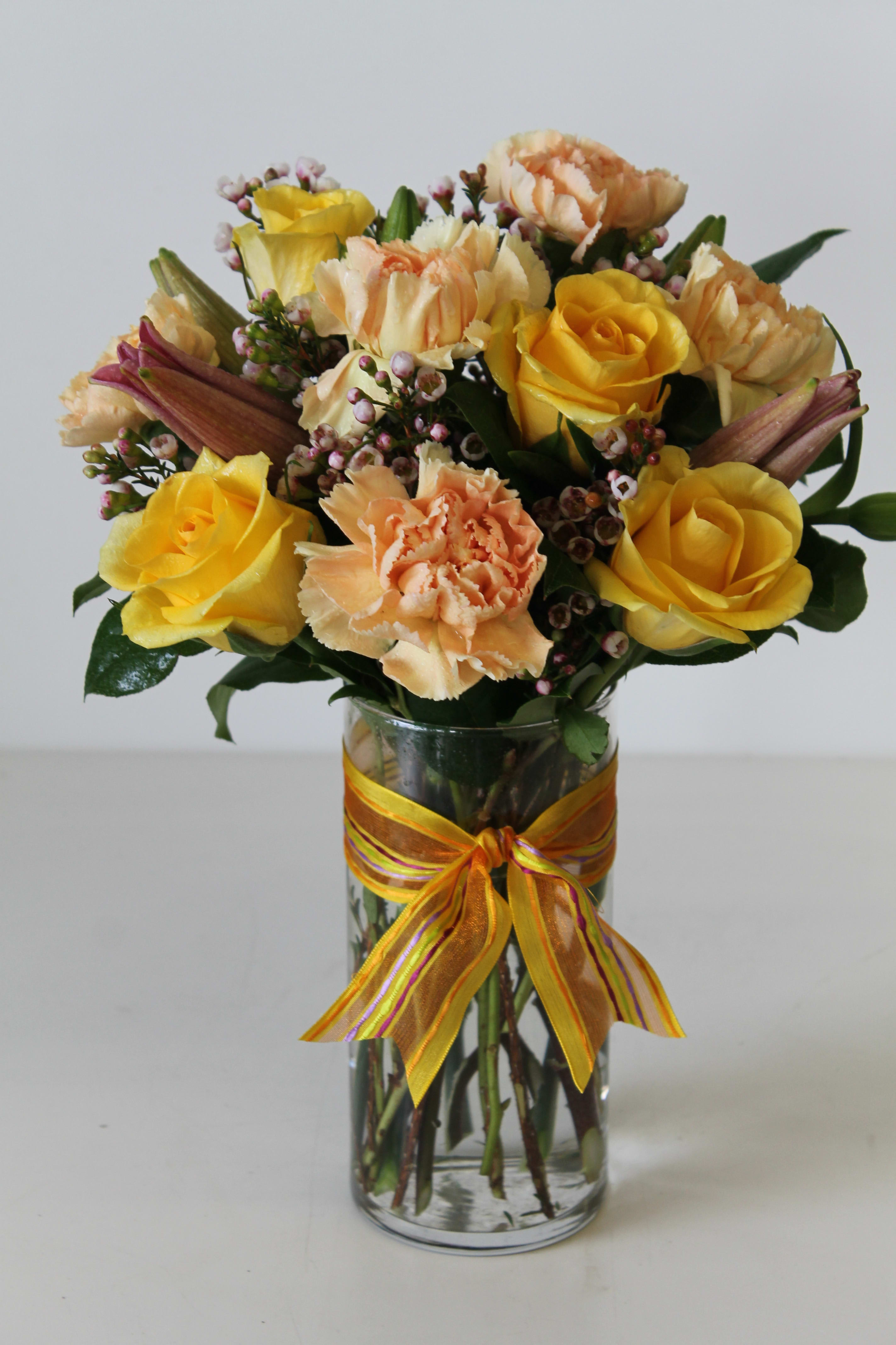 Just Because - Lily, Rose, Carnation, Wax Flower