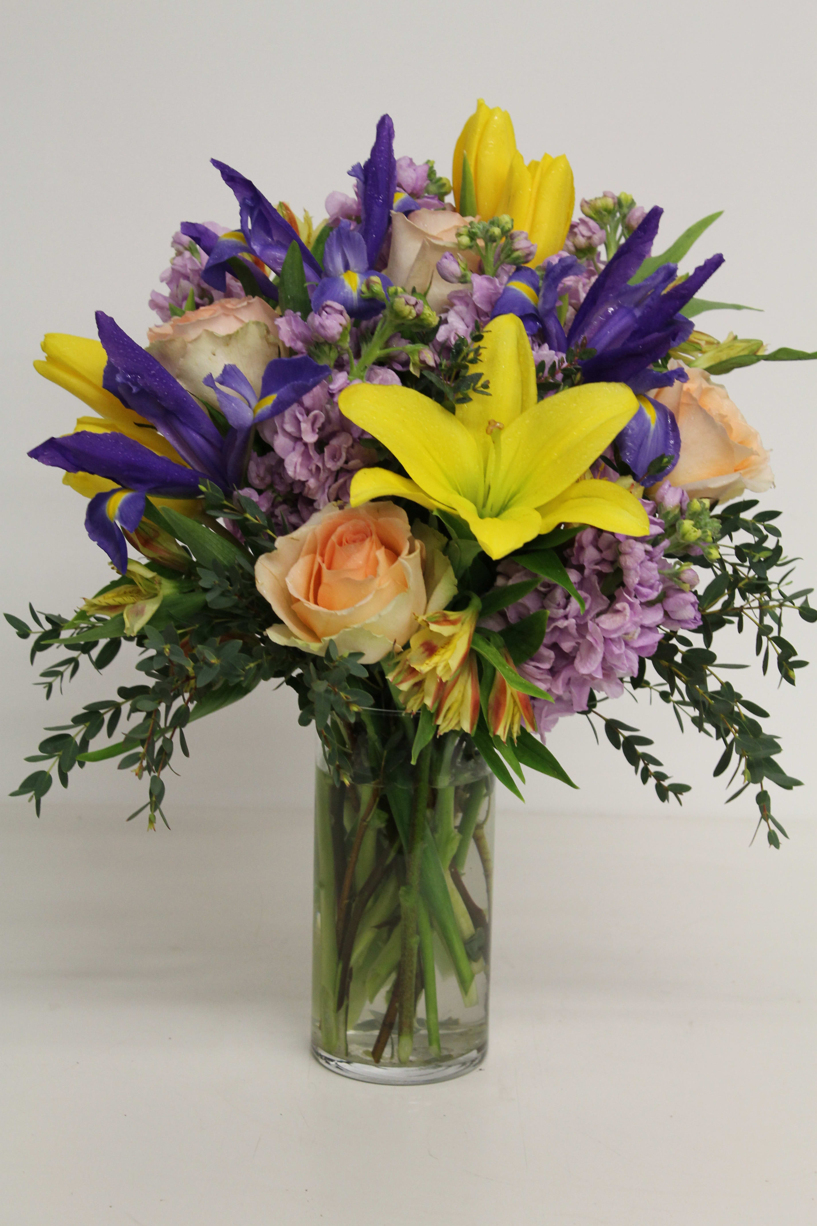 Shine - Stock, Tulips, Lilly, Iris, Rose