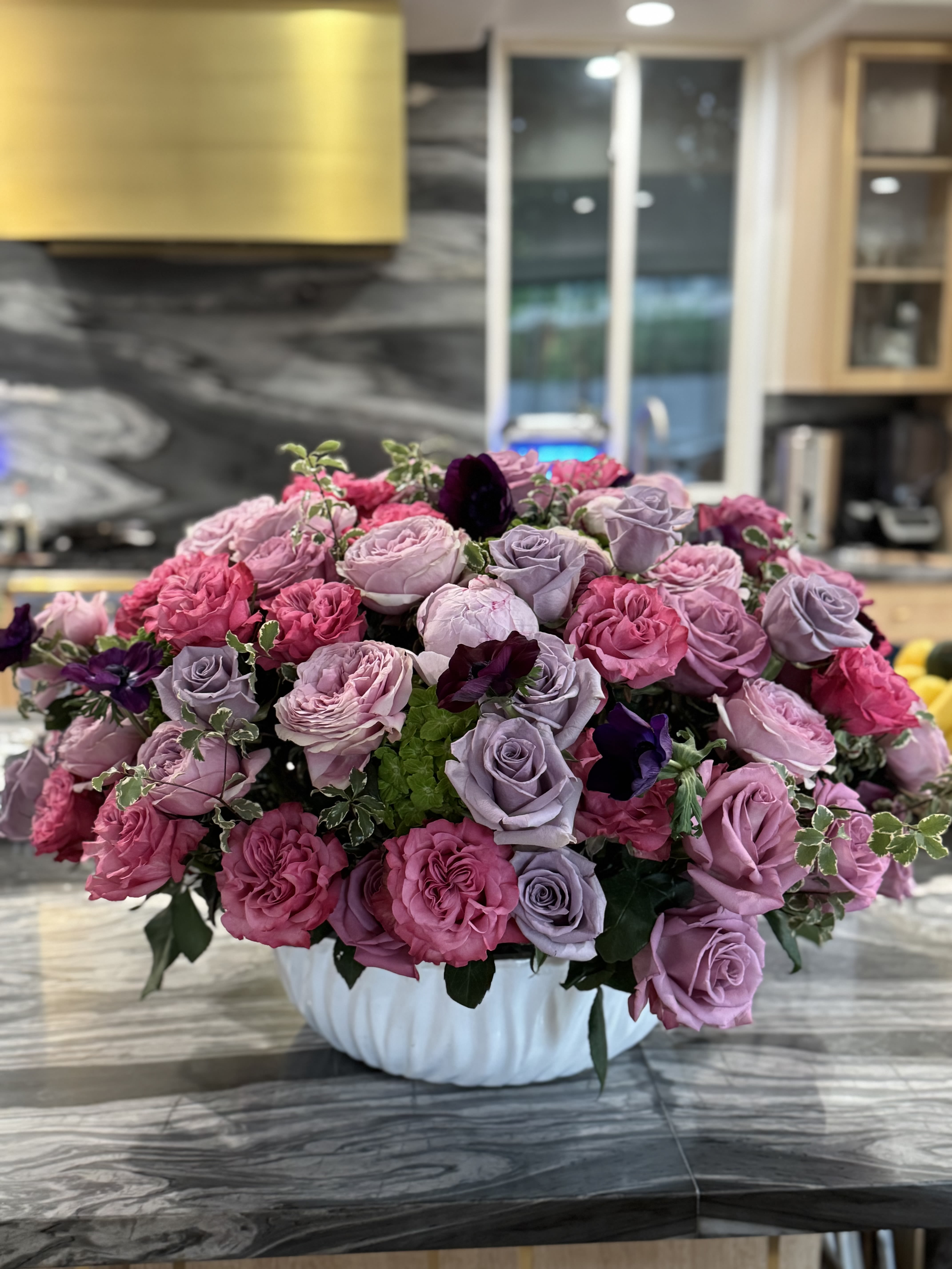 A Quiet Romance - Romantico—lavender roses bloomed for beauty, soft pastels, tender hues that fill the heart.