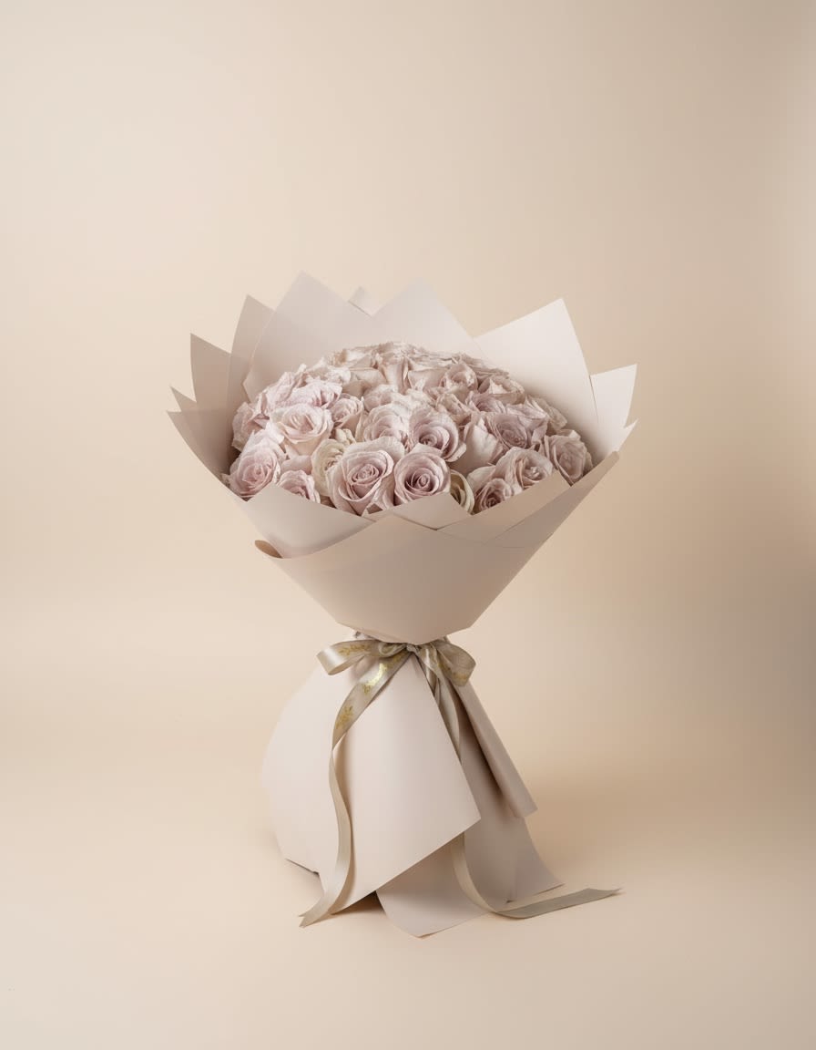 Blushing - Rose Bouquet 