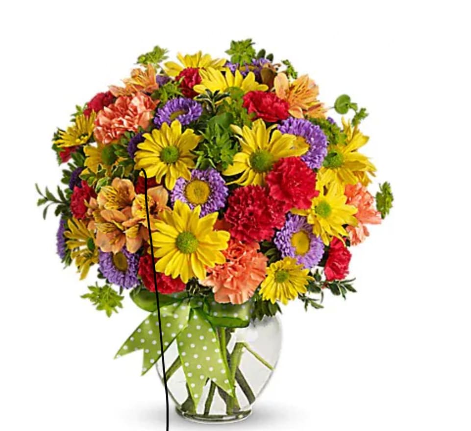 Seasonal Mix - Roses Chrysanthemums Asters Carnations 