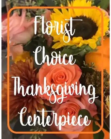 Thanksgiving Centerpiece - Beautiful Thanksgiving Centerpiece Custom Designed with Fall Flowers and Elegance! 