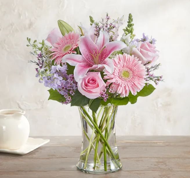 Pastel ( 1800 Flowers )  - A soft mixed bouquet of available flowers.