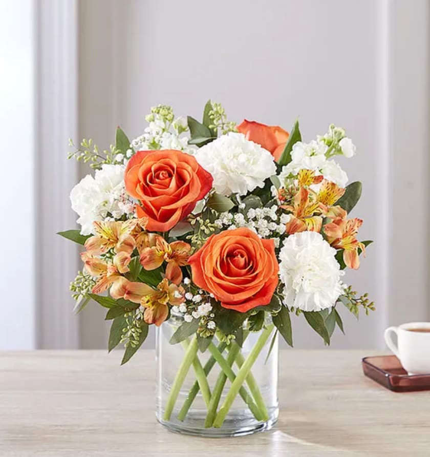 Sweet Citrus Bouquet ( 1800 flowers )  - Mixed Fall bouquet - some flowers will be replaced if not available