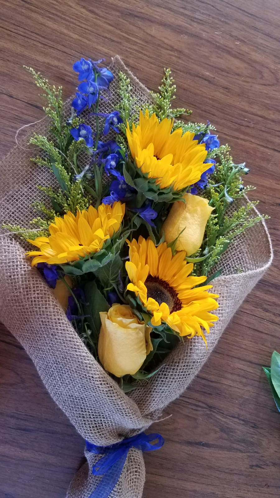 Sapphire and Sunflowers  - Feel the Warmth, behold the magnificent of this breezy
