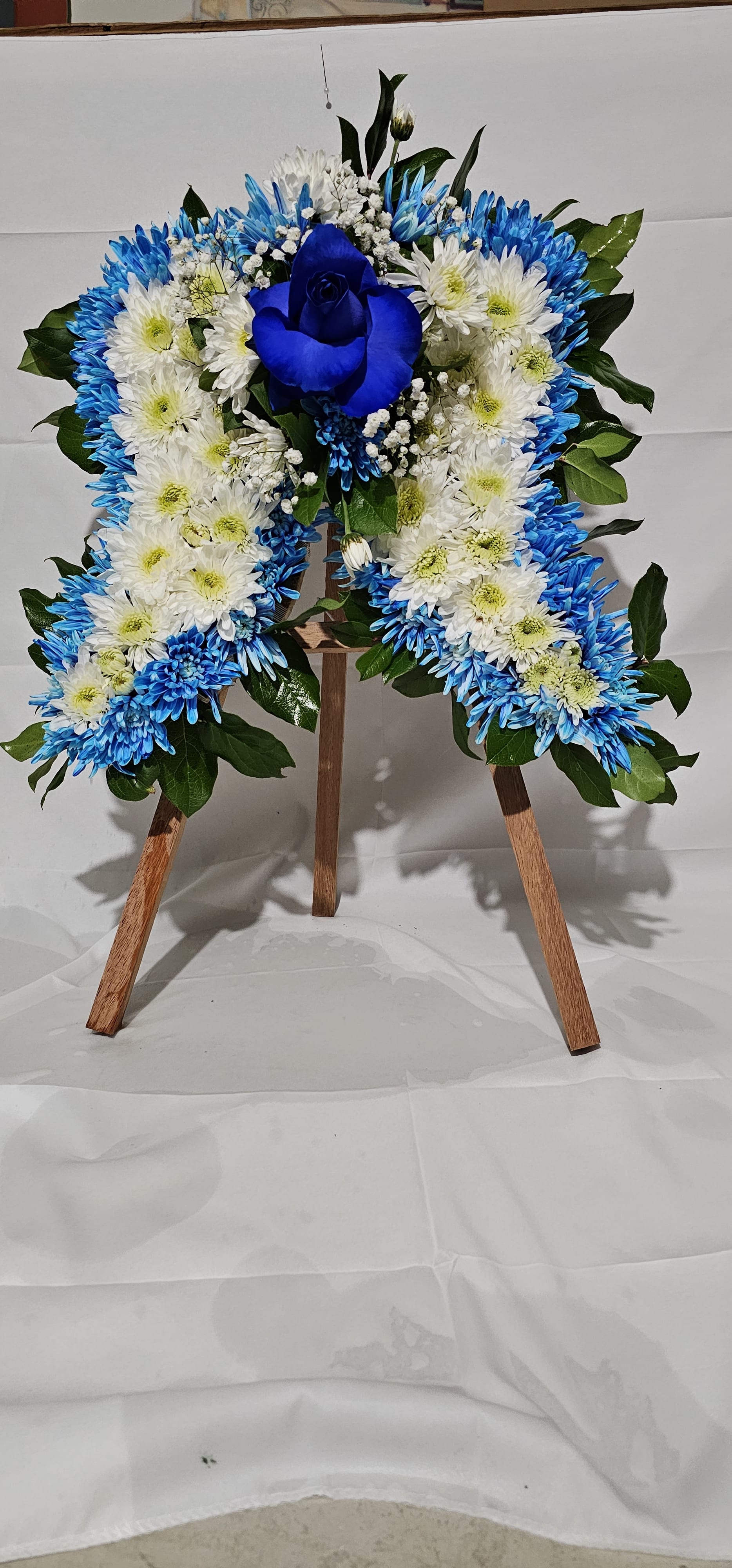My Angel  - Designed in color white and blue or any color that you choose 