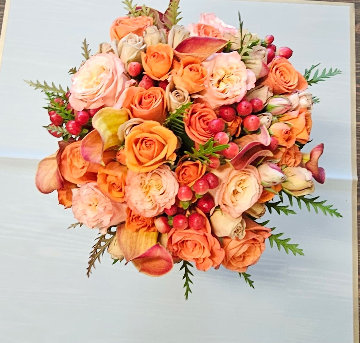 Fall Bouquet  - Diseñado con flores de temporada de Otoño. Bouquet de para Novia