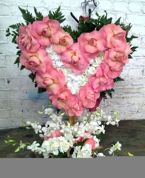Pink Heart Basket - Pink Heart Basket