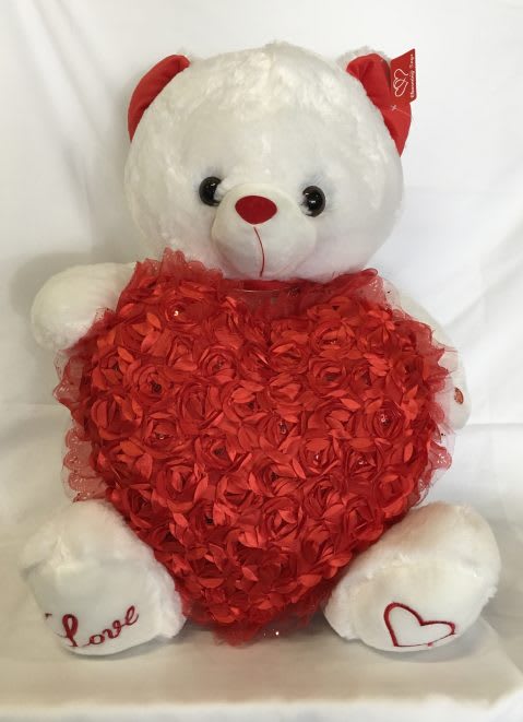 Big Read Heart Teddy Bear - Big Read Heart Teddy Bear