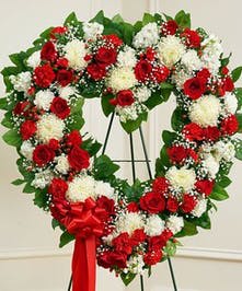 KING OF THE HEAR  - Red and White Heart