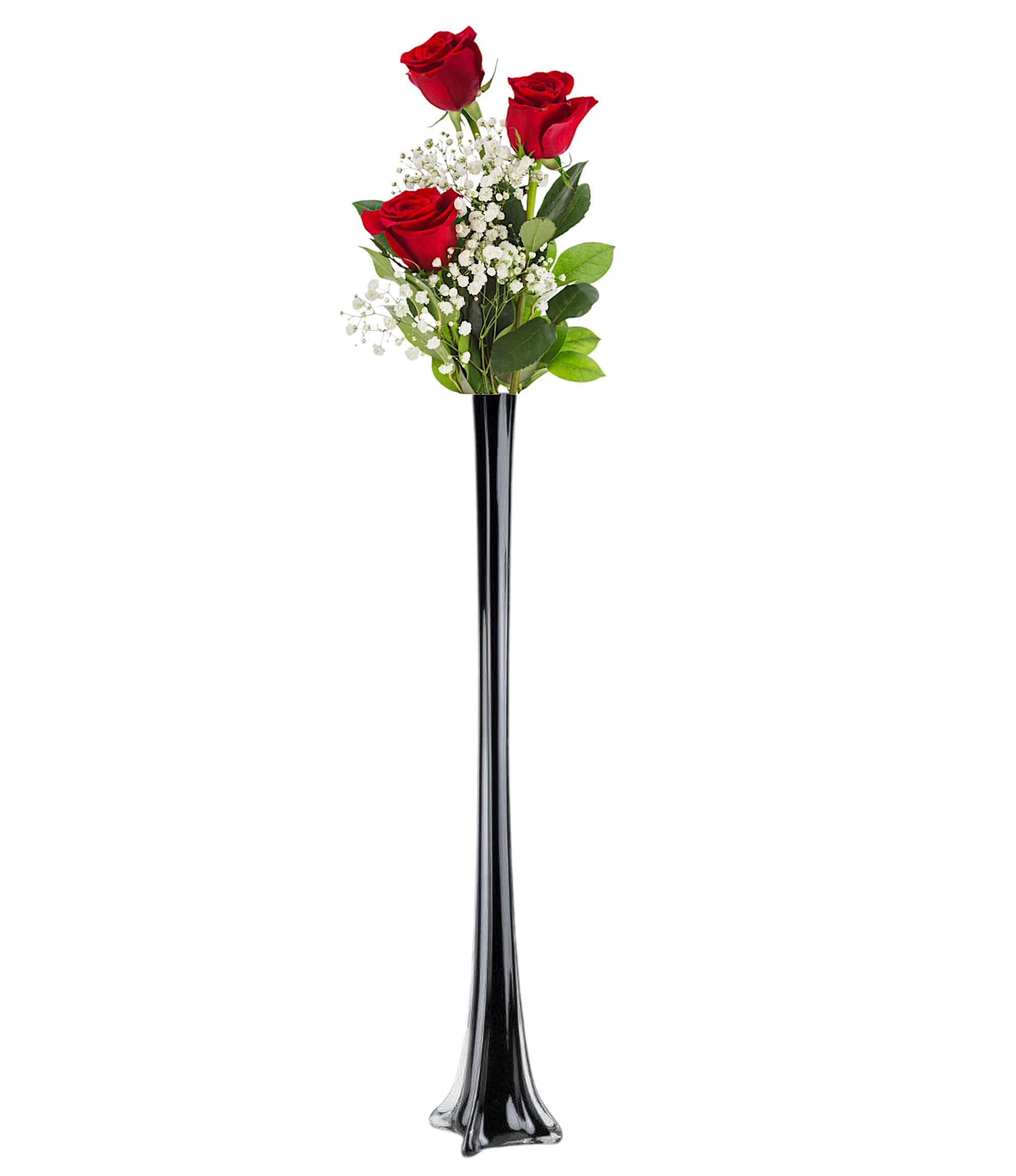XO - Send an elegant red rose bud vase to your love, your friend, or your relative for Valentine's day. Sending this arrangement is a lovely gesture and shows that you are thinking of them.  DETAILS Red roses, baby's breath and greenery.  VASE INCLUDED Orientation: One-Sided Item #NF-880  FLORIST-TO-DOOR Same day flower delivery on most orders placed online by 12 pm or 10 am on weekends PST.  BLOOM DETAILS Roses Baby's Breath Greenery  The Standard Arrangement (SHOWN)  How to place an order? 1. You can place an order directly on this secure website OR 2. You can call in your order by dialing: (323) 262 - 9238 OR 3. You can visit our store (appointment recommended 323.262.9238)  NINFA'S FLOWERS 2405 WHITTIER BLVD. LOS ANGELES, CA. 90023  ATTENTION: *Please note that on busy holidays, Valentine's Day, and Mother's Day, we cannot verify if the recipient received the flowers until the following day. You can verify delivery on the website after 10:00 pm, call 323.262.9238 the following day after 10:00 am, or contact the recipient directly. Thank you for your patience and understanding.