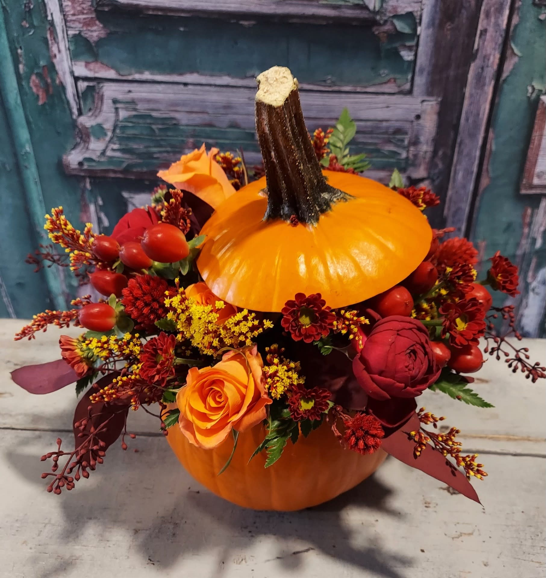 Pumpkin Patch - This delightful fall beauty is sure to set you in the mood for hot apple cider, cider donuts and pumpkin spice everything!  The colors of a fall in deep crimson, burnt orange and splashes of gold will have you welcoming the change in season.
