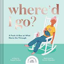 Book cover with a seated illustrated woman and the title 'where'd I go?'