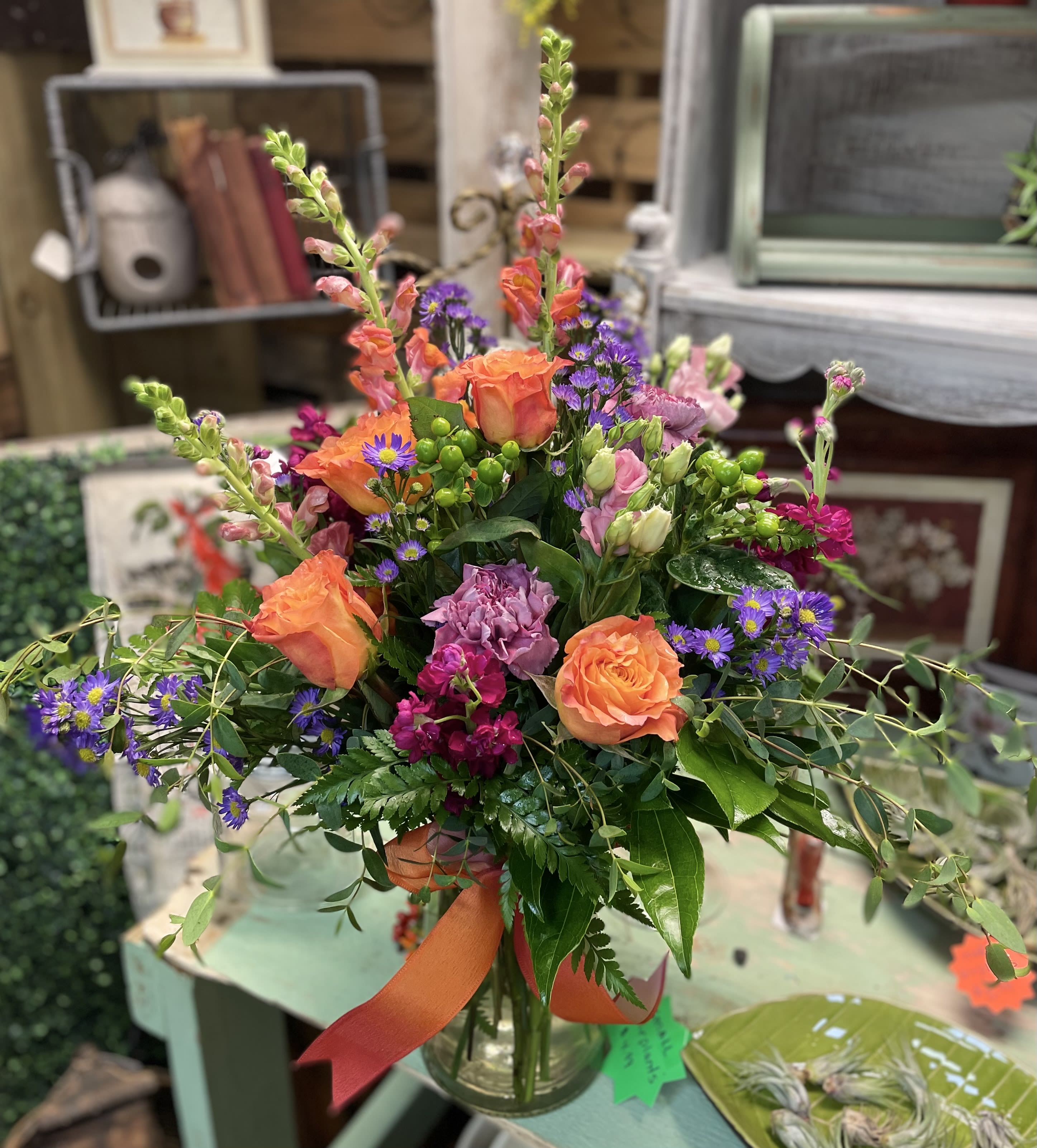 Whimsical Wonders  - Spring in abundance. Sure to make anyone’s day or help remember a vibrant person. 
