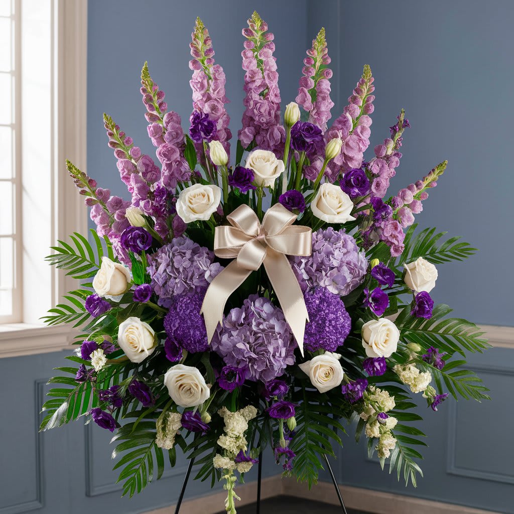 Lavender Memories - Roses, Lavender stock, Hydrangea and Others