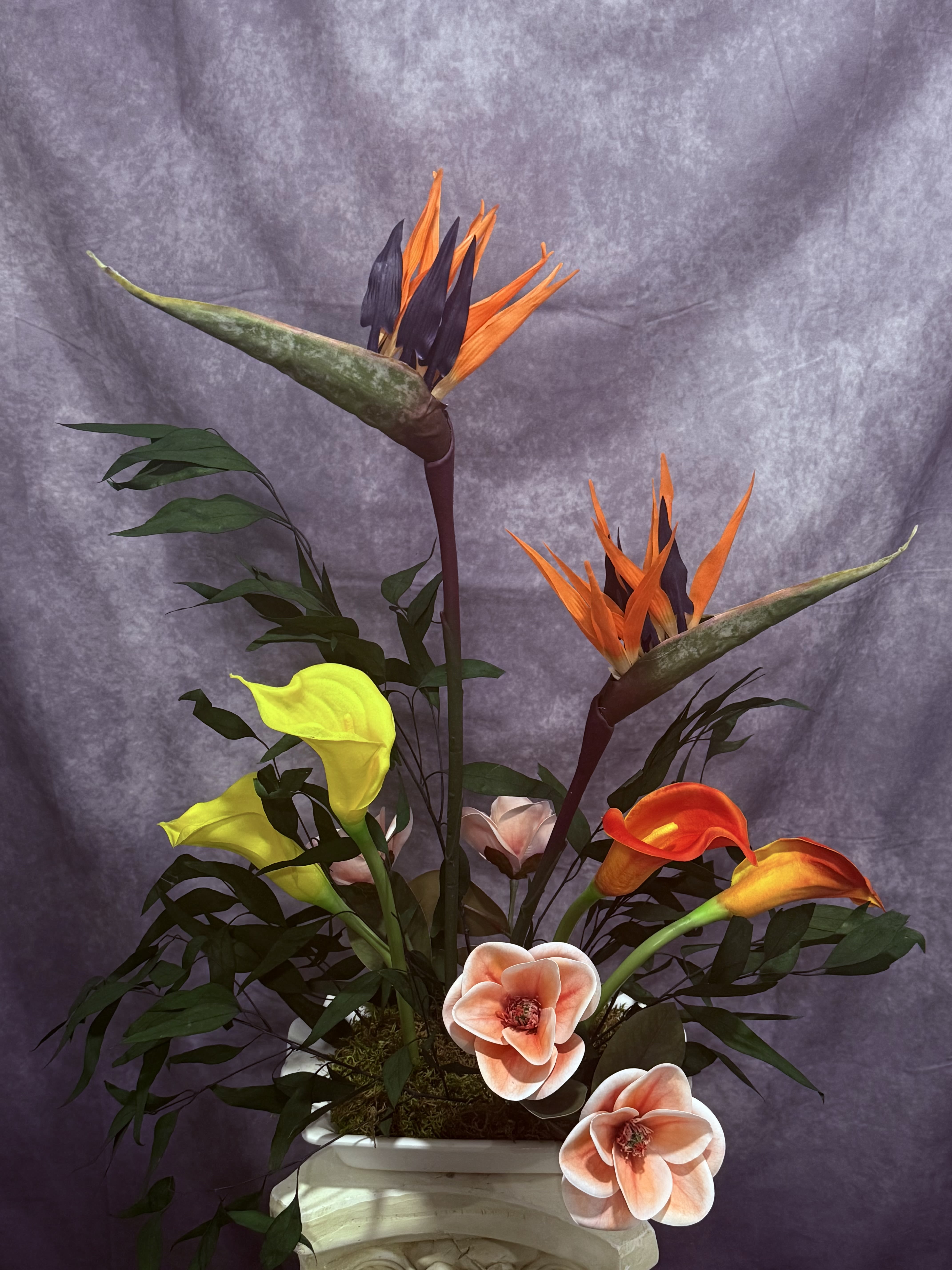 My Paradise (Faux Flowers) - Elegant faux realistic flowers 