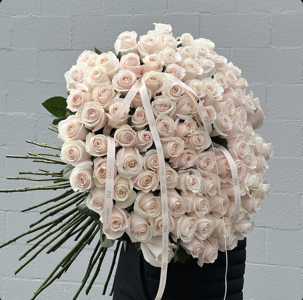 Poma Rosa - Breathtaking 100 poma rosas bouquet 