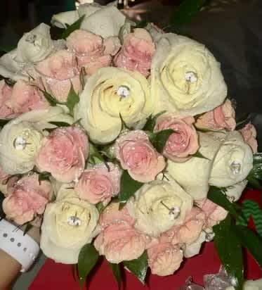wedding   - Traditional wedding bridal bouquet.
