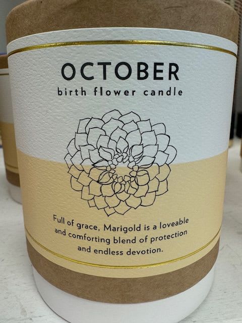 Birthday Month Candles - Make your gift extra special by adding on a Birthday candle to your order!  This 100% soy wax candle is in a reusable rocks glass, making it a two-in-one gift.  **Ad on gifts can only be delivered with floral purchases**  *pick up available*