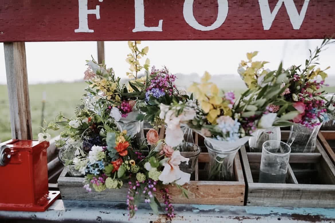 Farm Stand Bouquet - We have Peonies!!  These bouquets are $10 each to celebrate Memorial Day Weekend.  We will have various colors and varieties of flowers to offer at the stand.  We operate this stand on the honors system.  