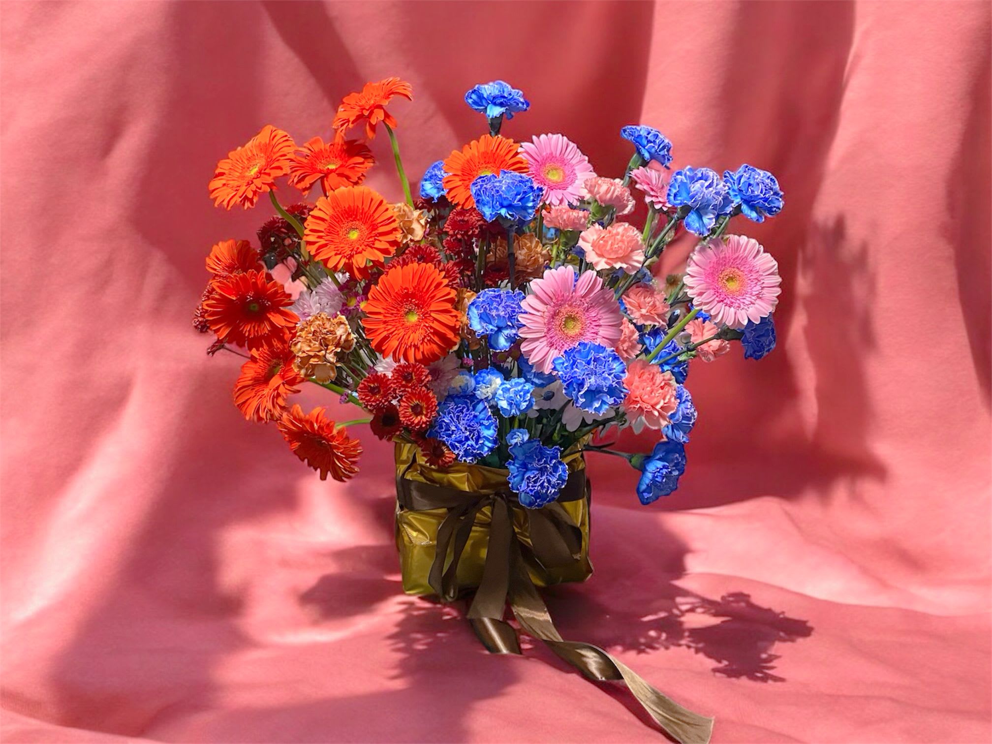 Seasonal flowers large centerpiece  - Seasonal flowers large centerpiece