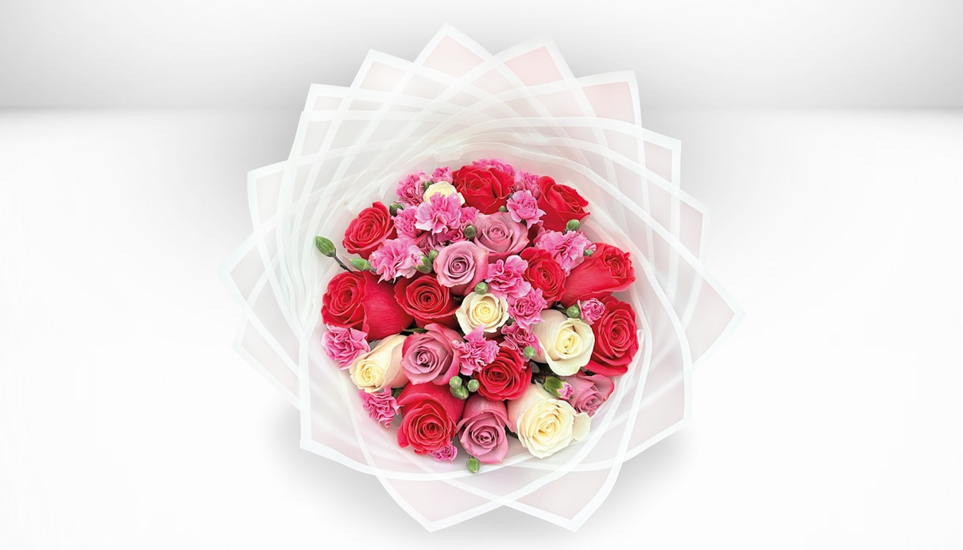 Mix Colored Roses  - 20 Roses &amp; Mix 