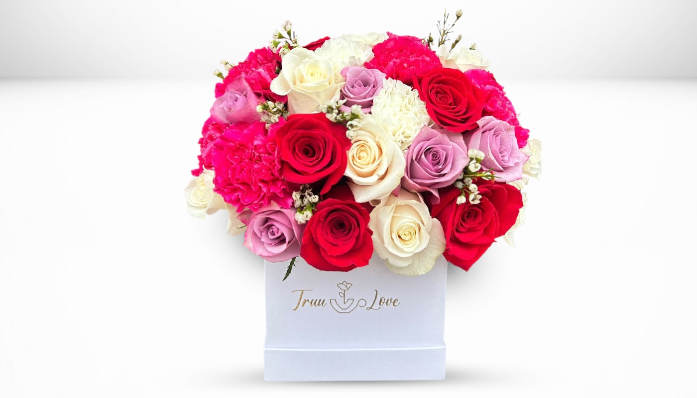 Perfect  Mixed Roses  - 50 Color Roses 