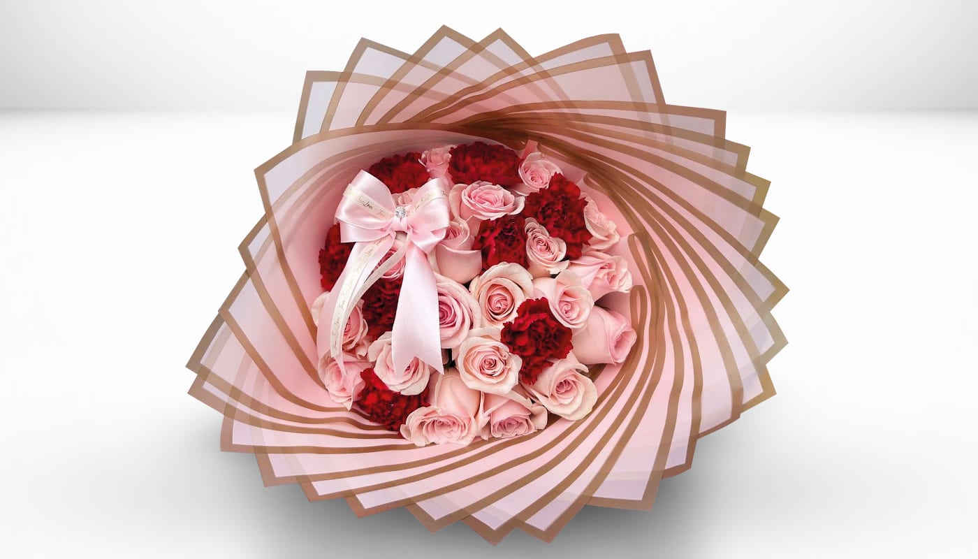 50 Wrapped Bouquet Color  - 50 Roses Standard Price 75 Roses Deluxe Price 100 Roses Premium Price