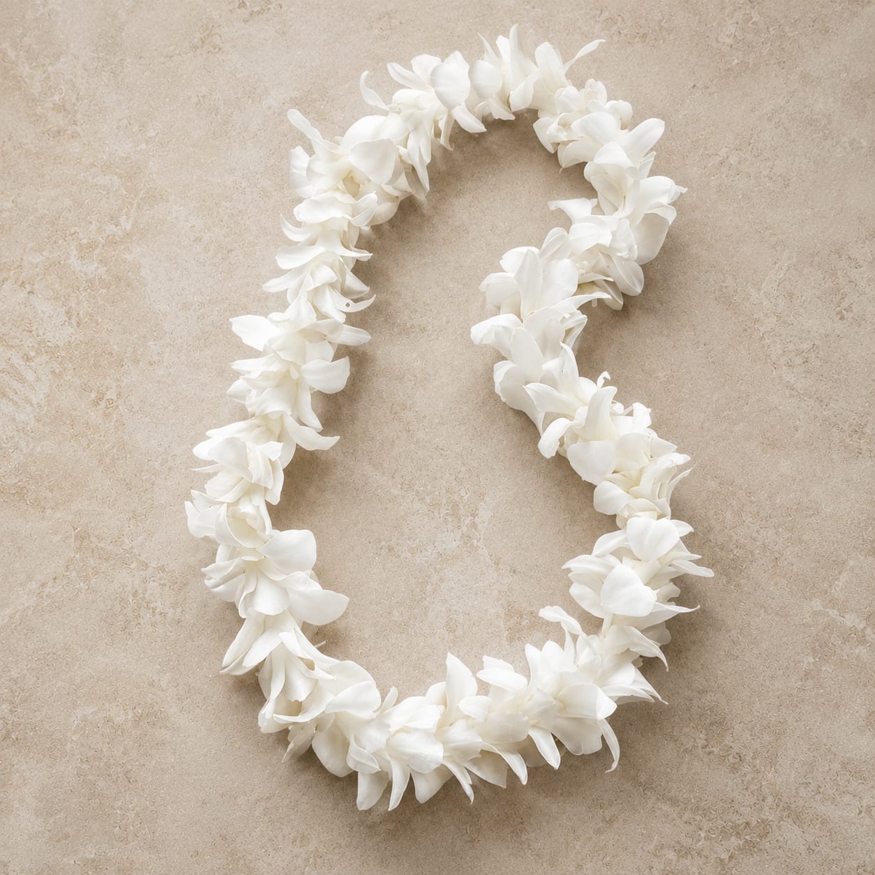 Single Lei White - Single Lei White