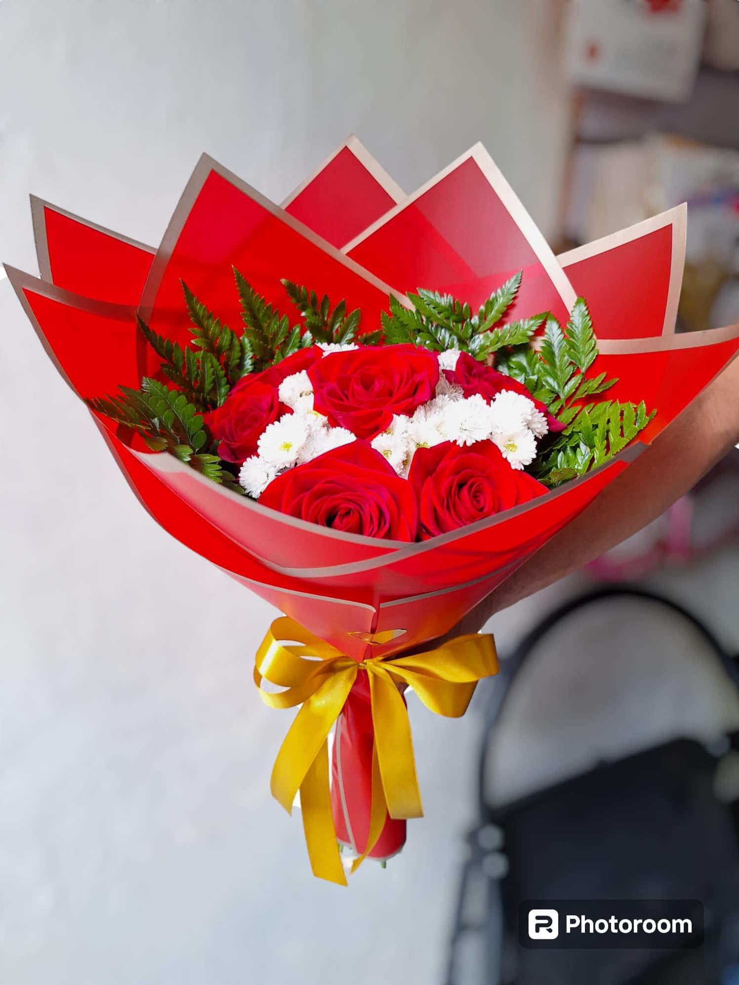 Bouquet mixto - 7 roses