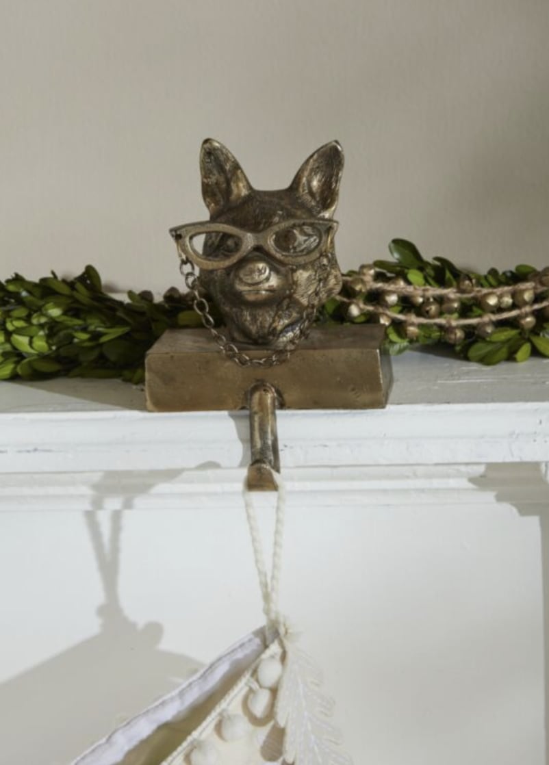 Stocking Holder Eloise - Add a touch of untamed elegance to your space with Eloise the Wolf, a beautifully sculpted bag holder that captures the spirit of the wild with grace and charm. With her poised stance and intricate details, Eloise brings both strength and sophistication to any room. Crafted with care and designed for stability, this striking wolf is ready to hold your stocking or ornaments with steady support. Whether you’re elevating your home decor or looking for a unique gift, Eloise the Wolf is sure to become a beloved addition to your collection.