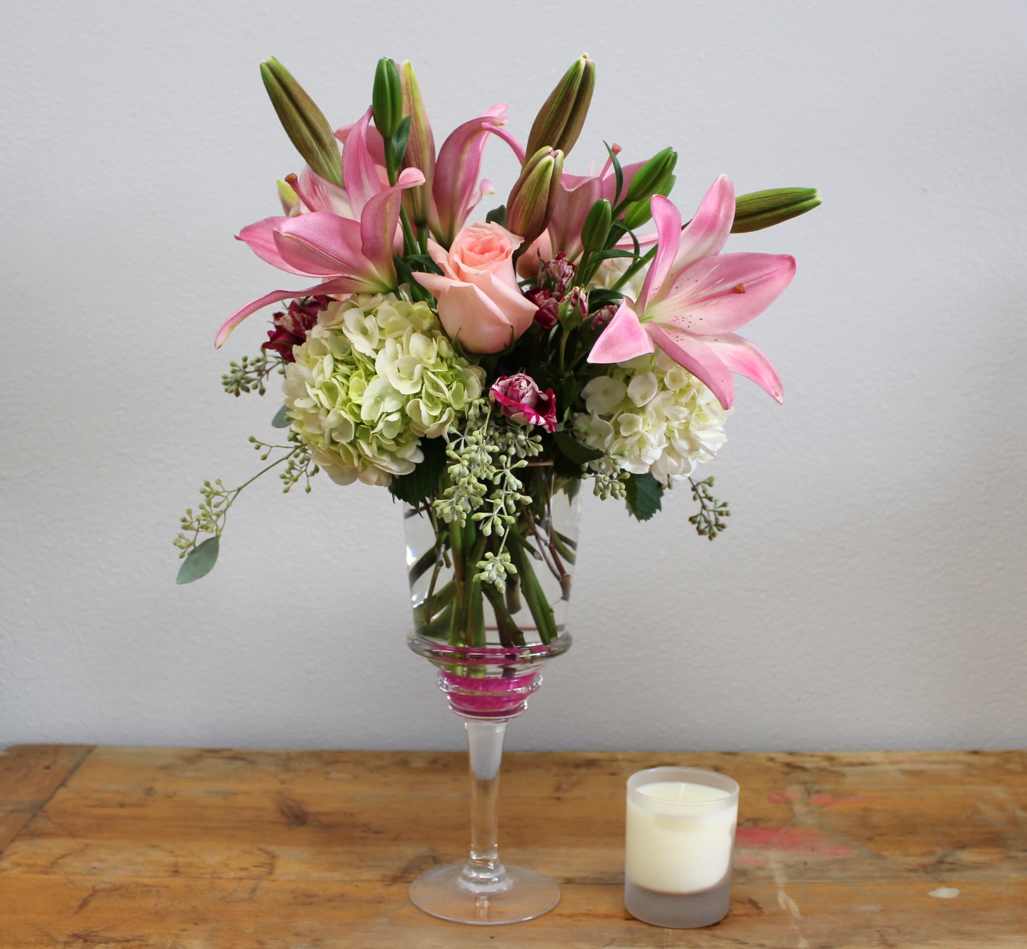 Hyrangea Garden Bouquet in Manhattan Beach, CA | Manhattan ...