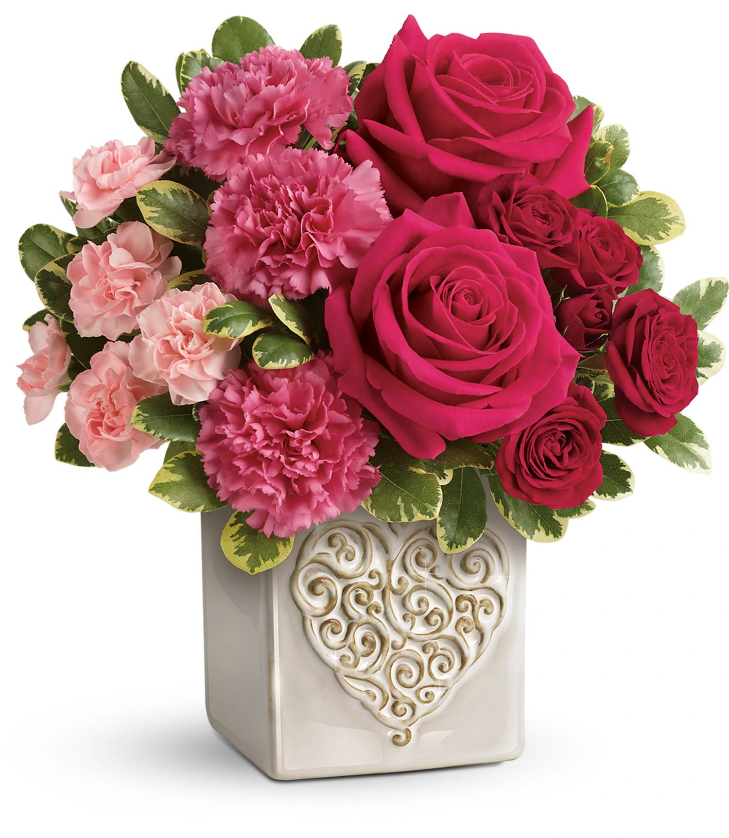Telefora S Swirling Heart Bouquet In Pittsfield Il Flowers N More