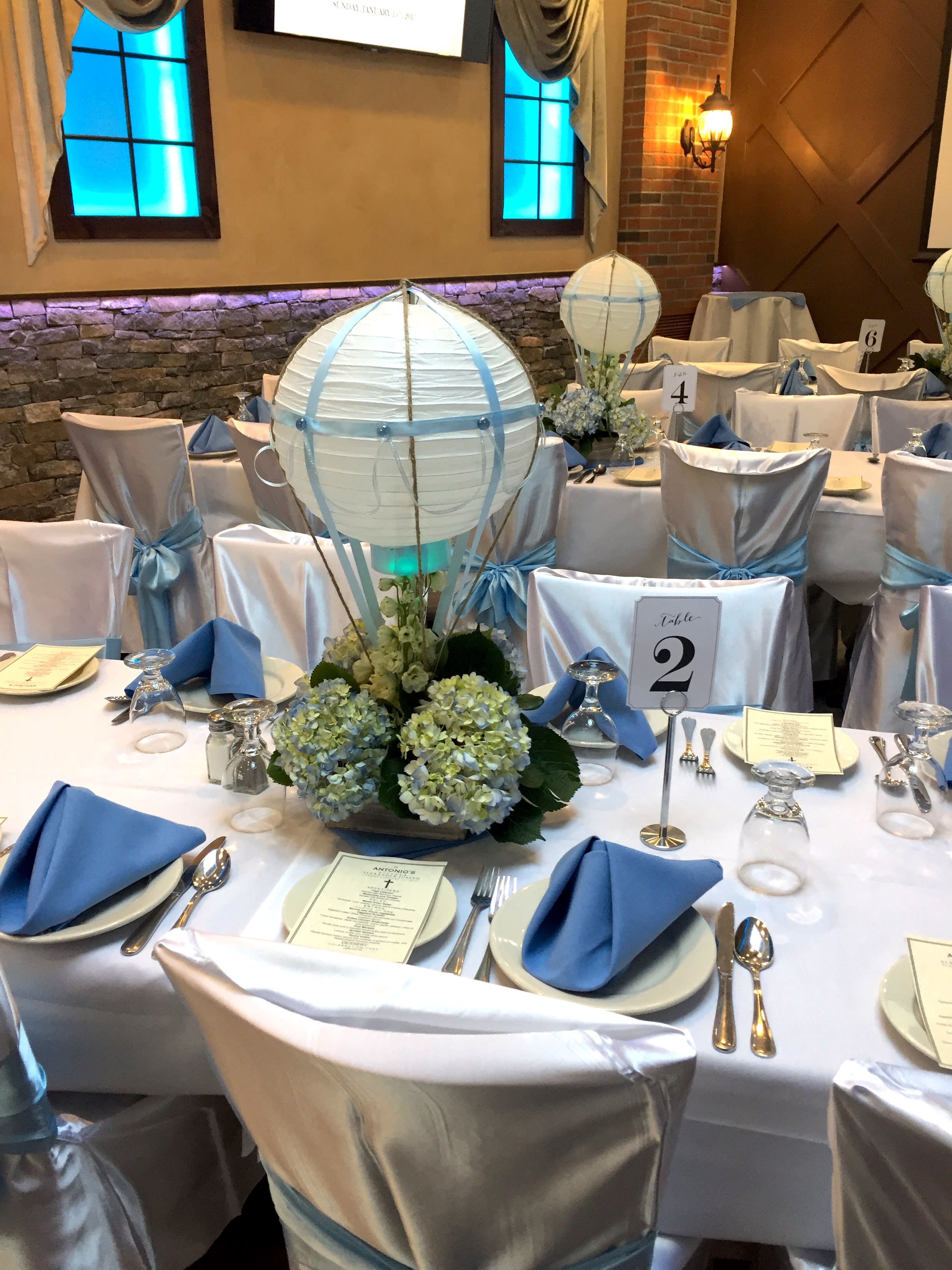 Hot Air Ballon Centerpiece By Luludi Living Art