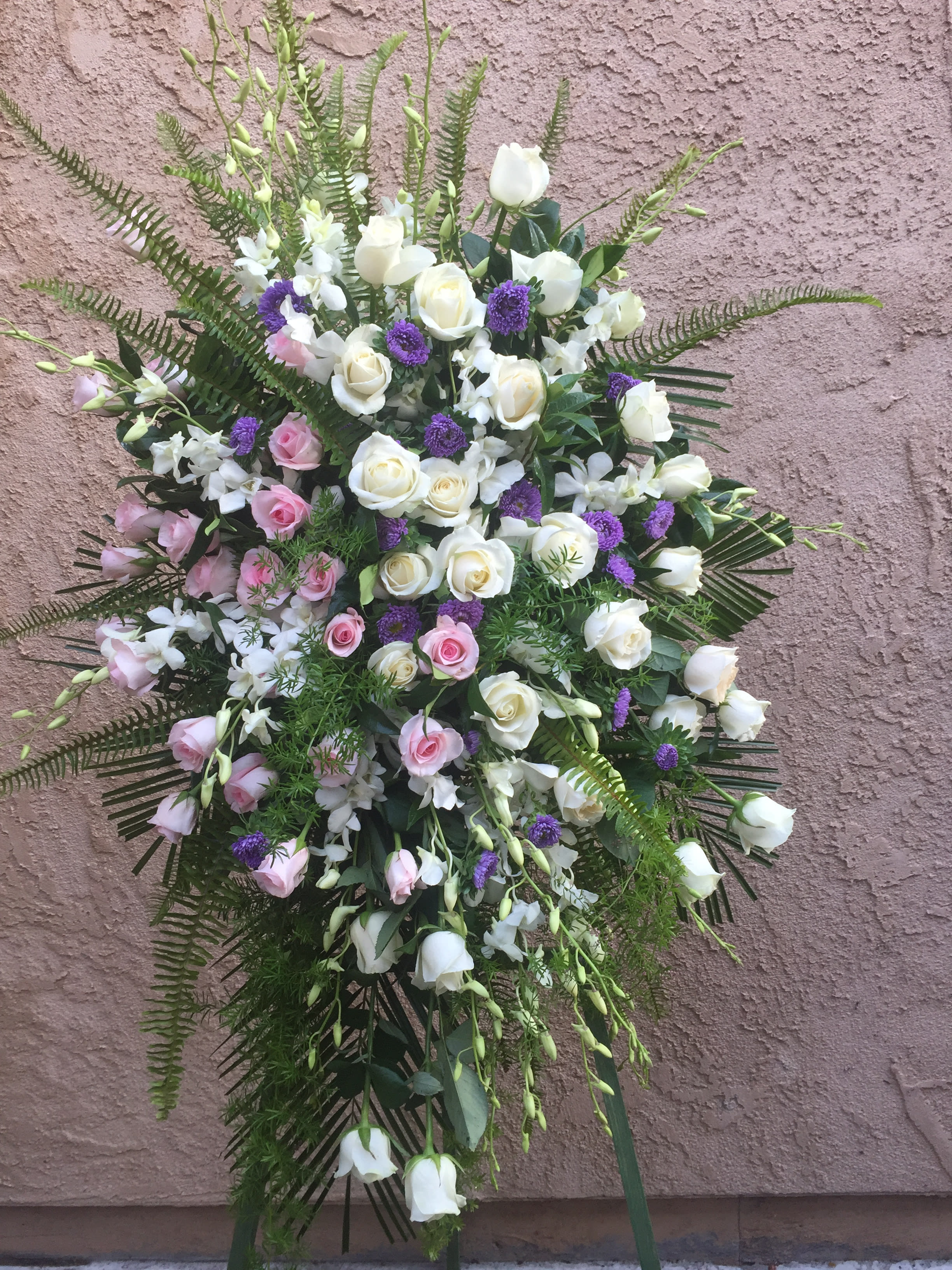 Funeral spray 12 in san lorenzo ca nancy s flowers