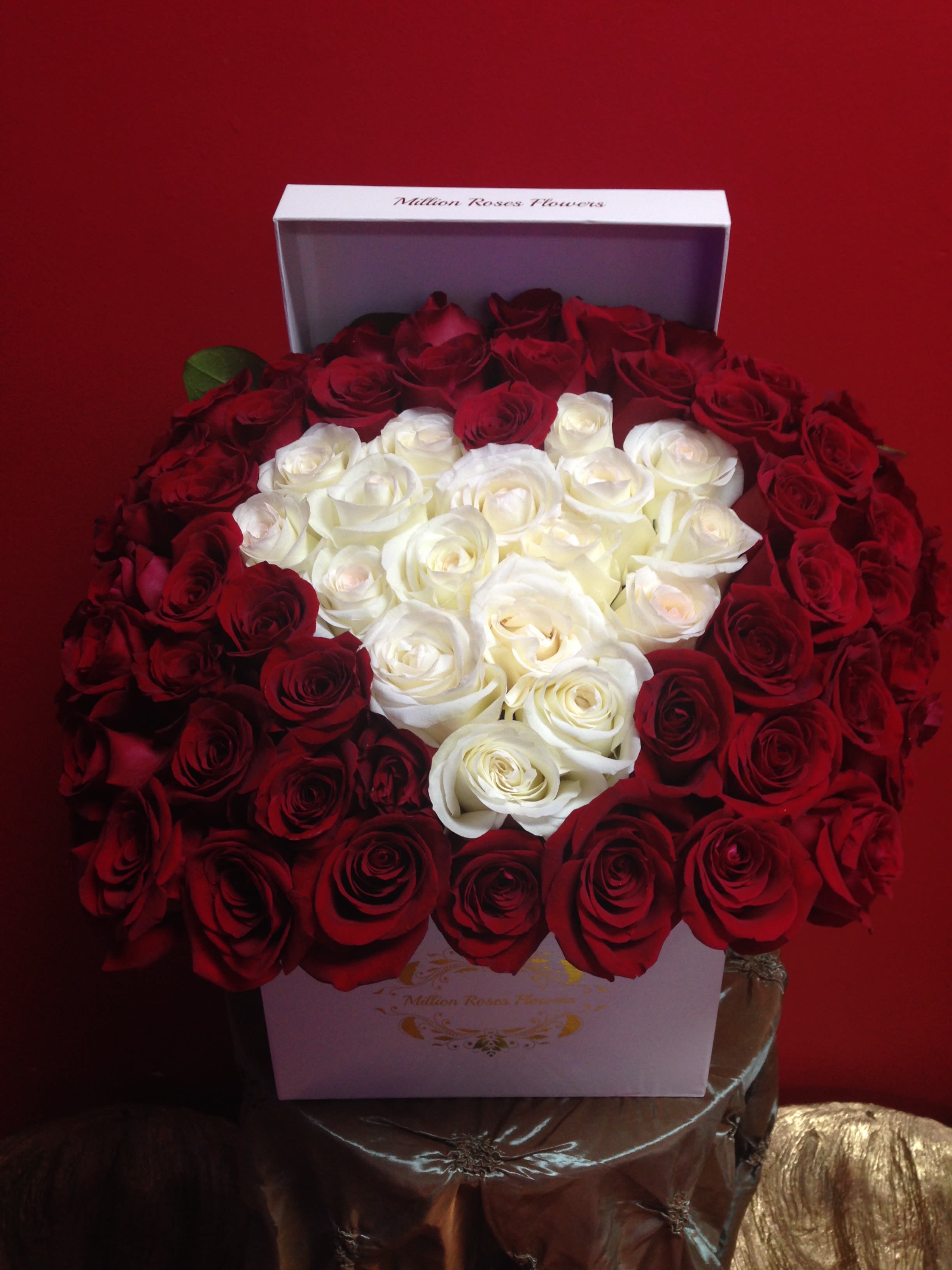 You Re In My Heart By Million Roses Flowers Inc