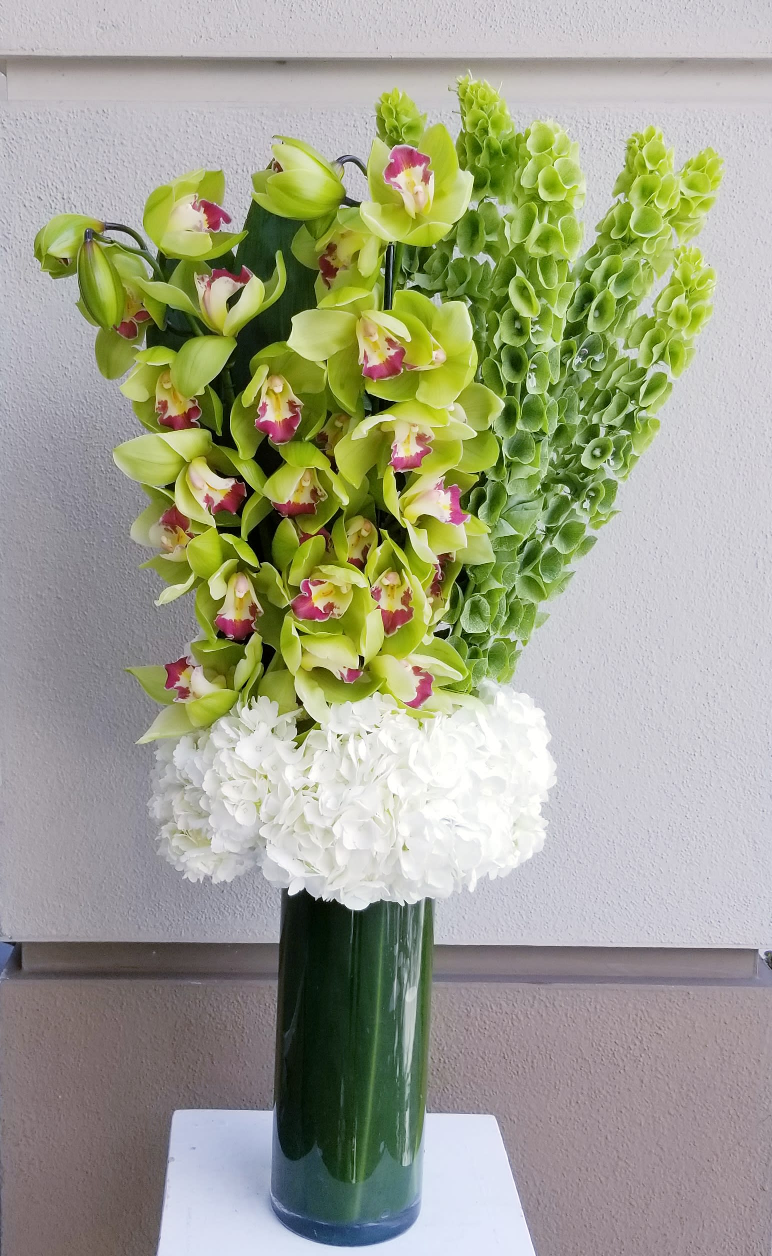 Green Orchids In Beverly Hills Ca Apropos Floral Event Design