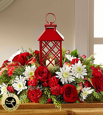 christmas flower centerpiece