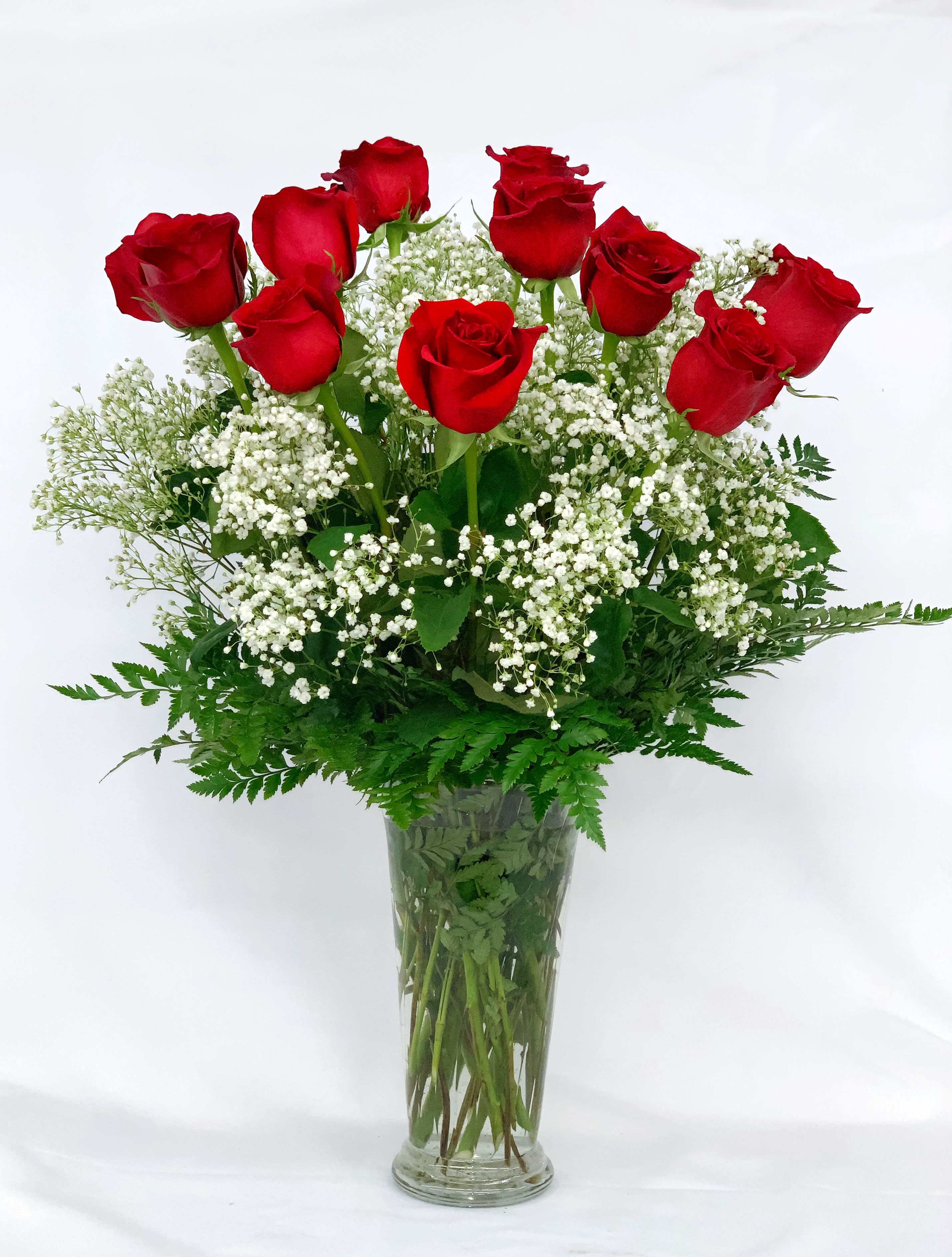 A Dozen Long Stem Red Roses By Springdale Florist Garden Center By Springdale Florist Greenhouses