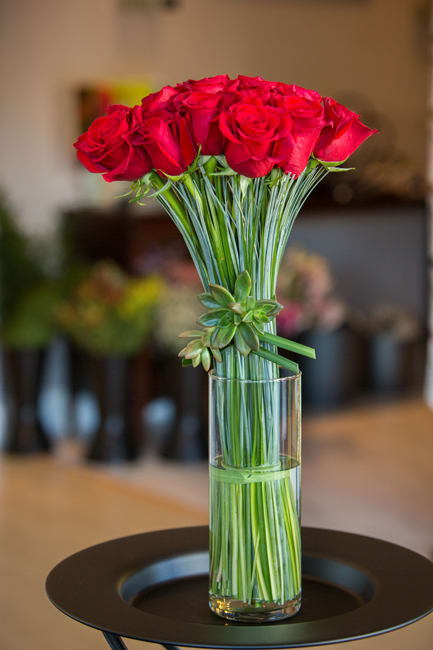 Succulent And Grass Wrapped Roses In Encinitas Ca Floral Design By Ari