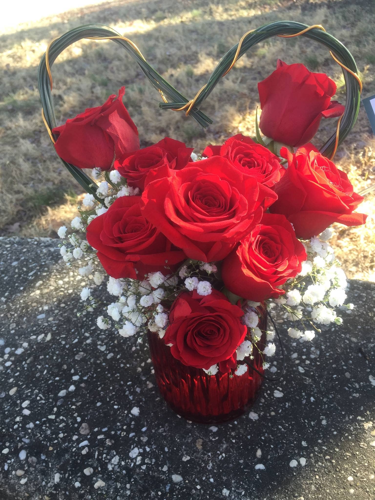 Heart Shaped Love In Fairfax Va Mystical Rose Flowers