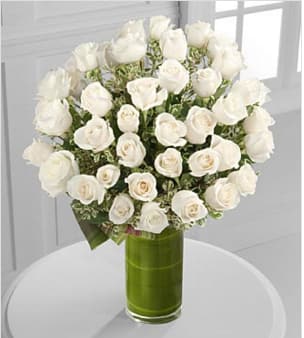 Luxury Four Dozen White Rose Bouquet In Warwick Ri Greenwood Flower Garden