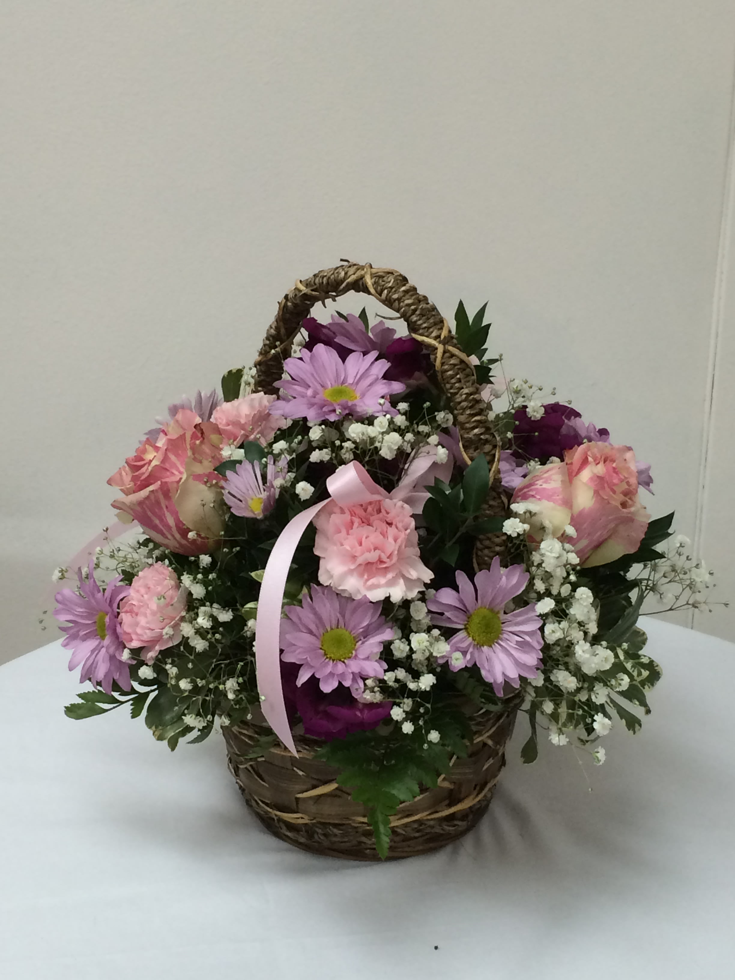 Country Flower Basket in College Station, TX | University Flowers
