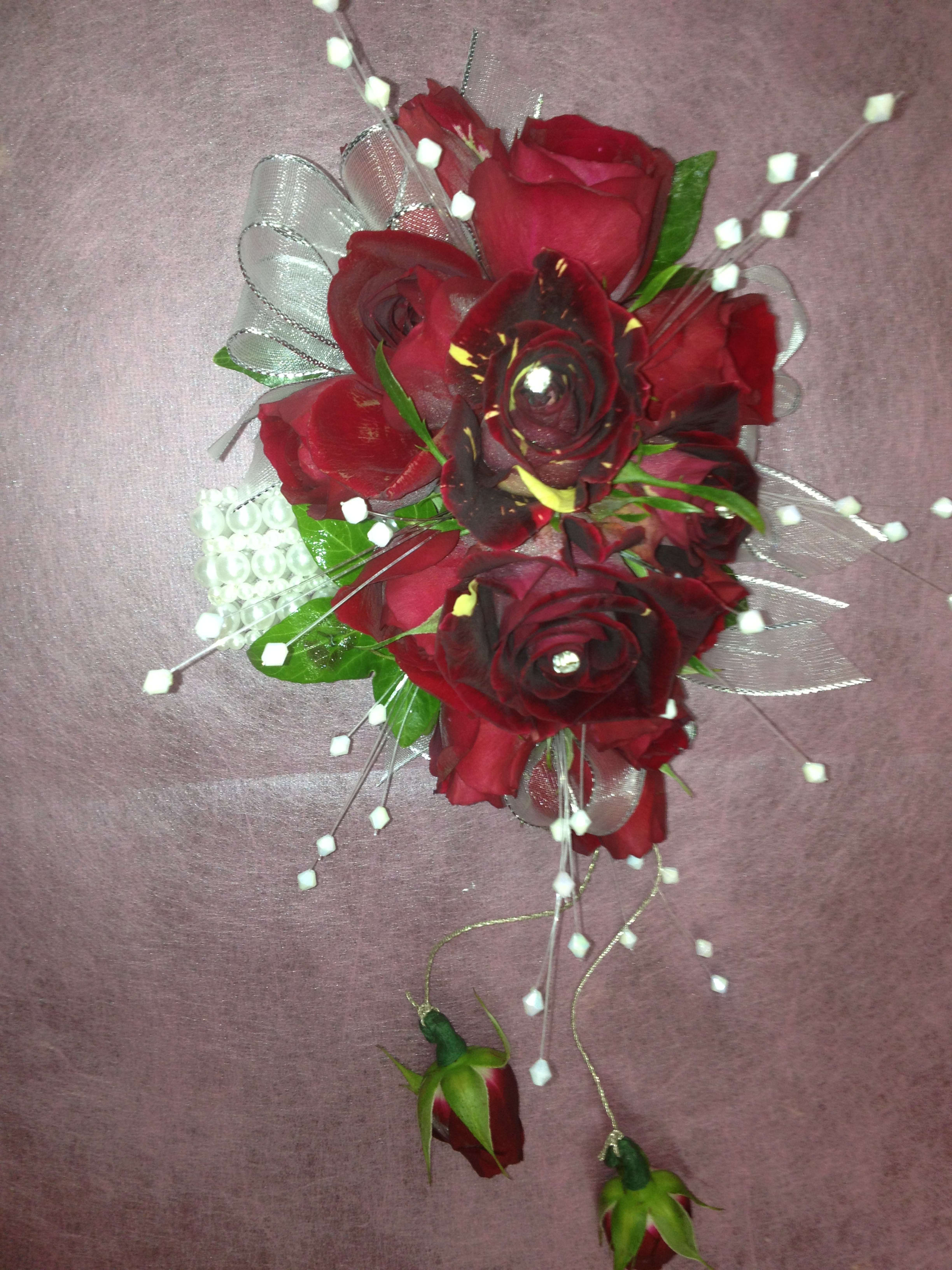 artificial wrist corsage