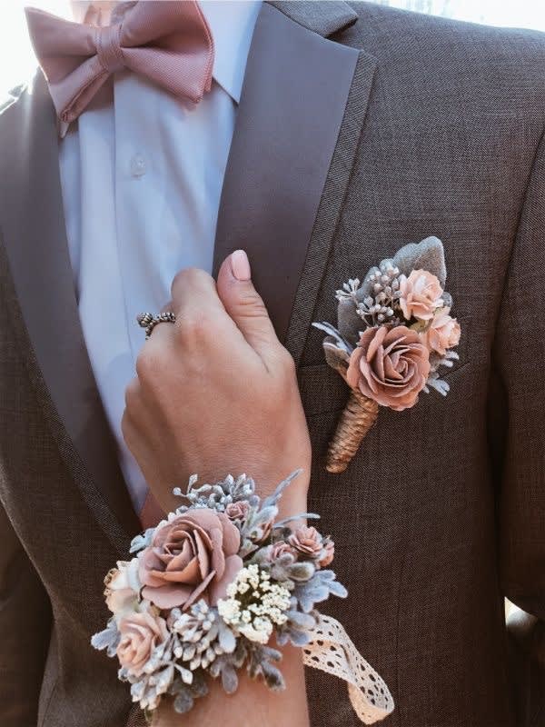 Wrist corsage and Boutonniere C 