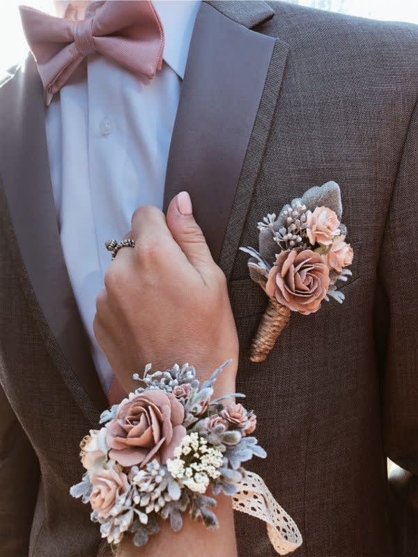 Marys4everflowers Wrist Corsage And Boutonniere C In Vernon Ny Marys4everflowers