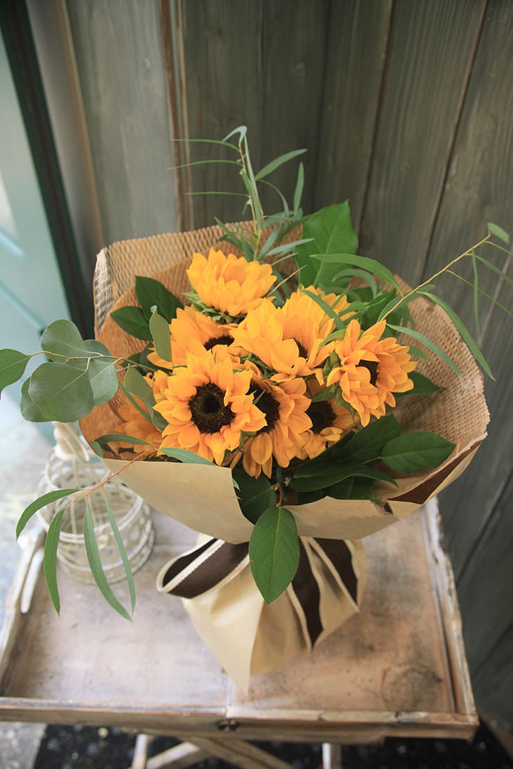 Sunflower Bouquet By Sunny Florists