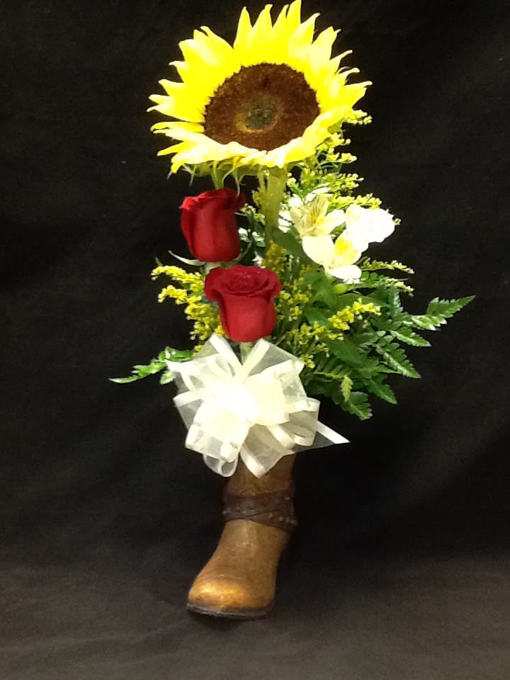 Rustic Sunflower Bouquet By Diana S Flower Shop